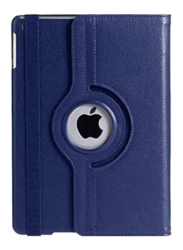 

Generic Apple iPad 10.2/10.5 Inch Leather 360 Degree Rotating Stand Folio Flip Tablet Case Cover, Blue