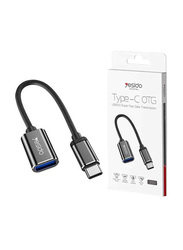 Yesido One Size USB C OTG Data Transmission Cable, Super Fast USB 3.0 Male to USB C Suitable for Type-C Devices, Black