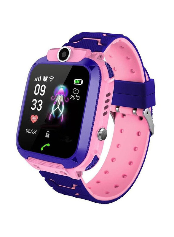 

Lw Ultra-thin Waterproof Kids Tracker Phone Call For Boys Girls Sport Smart Watch, Pink/Blue