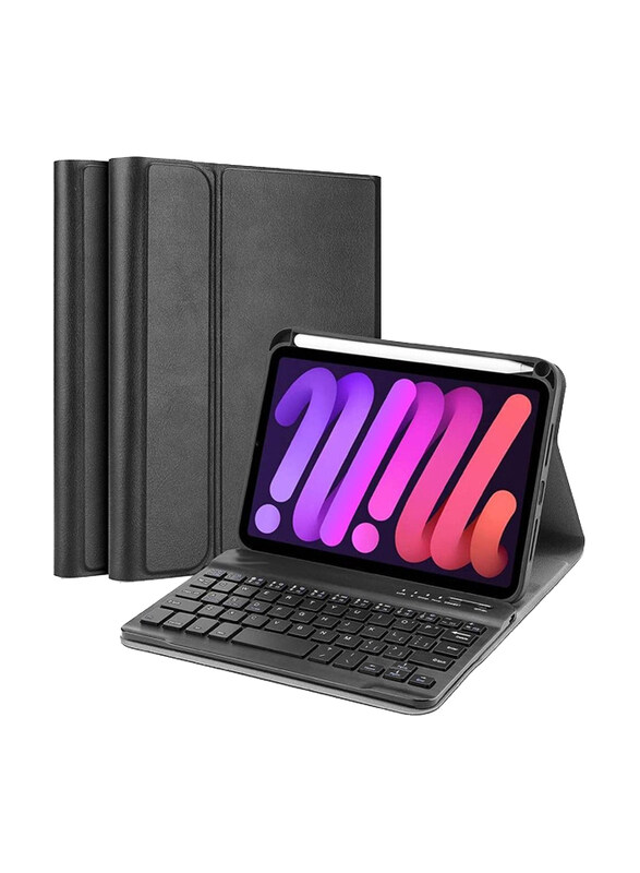 

Generic Wireless English Keyboard Case Cover, Black