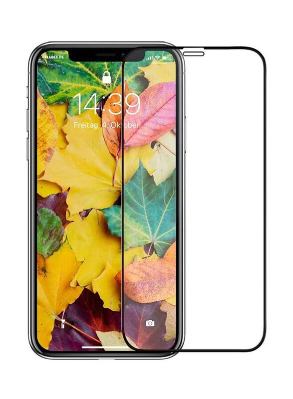 

ICS Apple iPhone X/XS Tempered Glass Screen Protector, Black/Clear