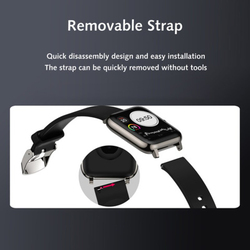 1.4 Inch Rowatch 1 Smart Bracelet Sports Watch IPS Screen BT4.0 Fitness Tracker Smartwatch, Black