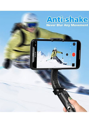 3 In 1 With Remote Handheld Gimbal Video Shooting Compatible With Ios & Android, Black