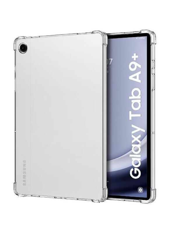 

Hyx Samsung Galaxy Tab A9 Plus/A9+ Protective Ultra Clear Soft Flexible TPU Skin Bumper Back Mobile Phone Case Cover, Clear