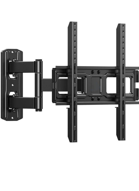

Universal Xiuwoo Full Motion TV Wall Mount For 32-75 Inches Flat Curved TVs up to 88 lbs TV Mount with Articulating Arms Extension Swivel Tilt, Black