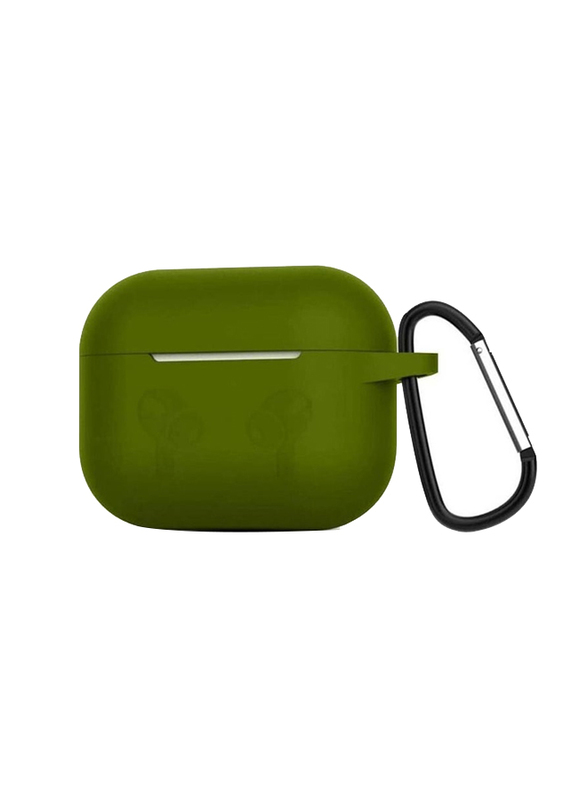 Silicone Protective Case Cover For Apple Airpods 3 3rd Generation, Green