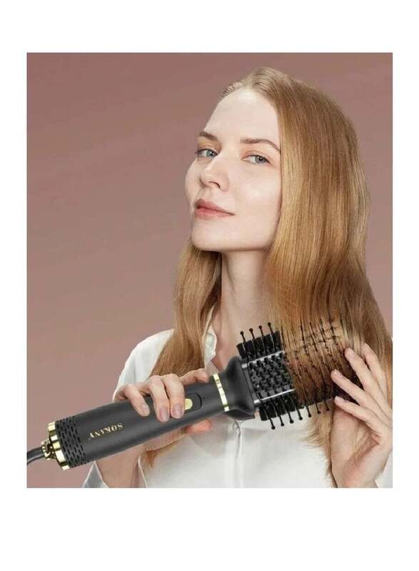 3 in 1 Upgrade Design Hot Air Comb For Drying Straightener And Curler