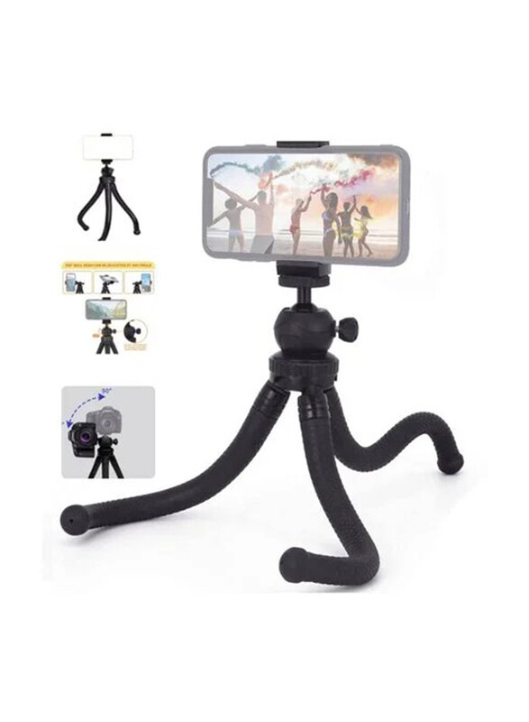 

Generic Adjustable Foldable Tripod, Black