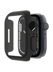 Soft Silicone Protector Case for Apple Watch Series 7 45mm, Black