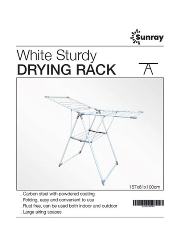 Sunray Sturdy Drying Rack, White