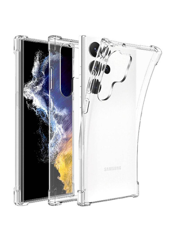 

Generic Samsung Galaxy S23 Ultra Protective Shockproof Slim Soft Mobile Phone Case Cover, Clear