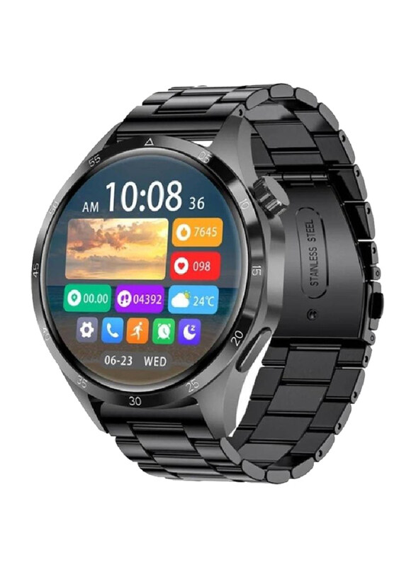 

Hyx New Bluetooth Calling Fitness Tracker Smartwatch, Black