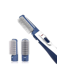 Enzo High Density Hot Air Hair Brush, EN-505, Blue/White