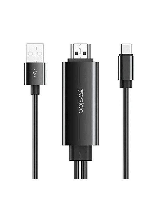 

Yesido USB-C to HDMI Adapter, Black