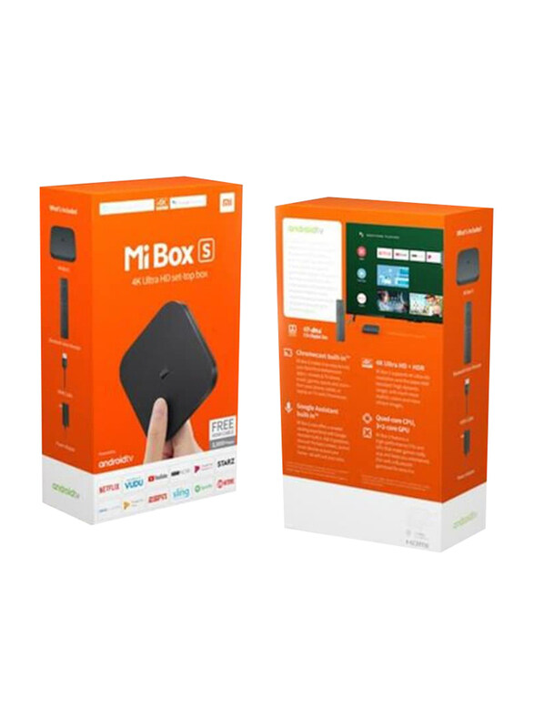 Xiaomi Mi Box S 4K Ultra HD Set-Up Box, Black