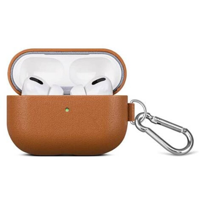 Apple Airpods Pro Leather Protective Case Cover, Brown