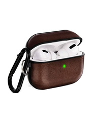 Protective Leather Case Cover For Apple Airpod Pro, Brown