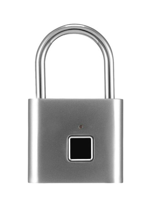 

Generic Smart Fingerprint Padlock, Silver