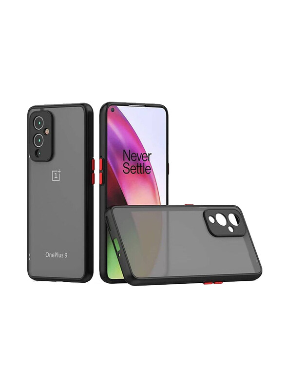 

Generic OnePlus 9 Matte Hard PC Back Bumper Slim Protective Mobile Phone Case Cover, Black