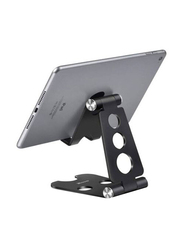 Adjustable Mobile Phone & Ipad Tablet Desktop Stand Mount, Black
