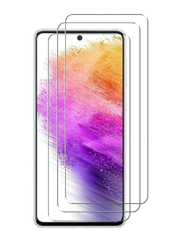 

Generic Samsung Galaxy A33 5G Full Covered Curved Tempered Glass Screen Protector, 3 Piece, Clear