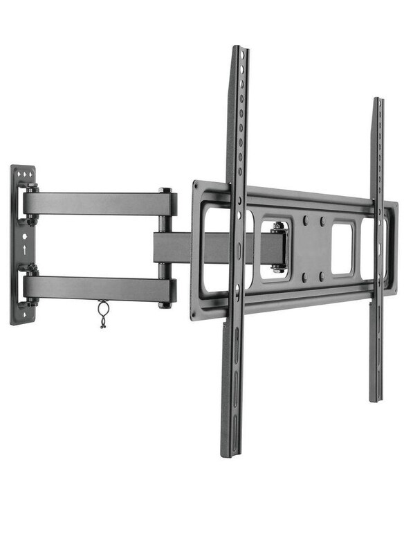 

Universal Xiuwoo Full Motion TV Wall Mount For 32-70 Inches Flat Curved TVs up to 88 lbs, Wall Mount TV Bracket With Perfect Center, Black