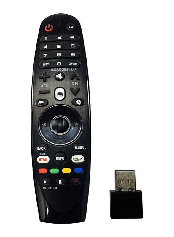 

Generic MR-18/600 Replacement Magic TV Remote Control for LG Televisions Smart TVs Netflix & Prime Hot Button, Black