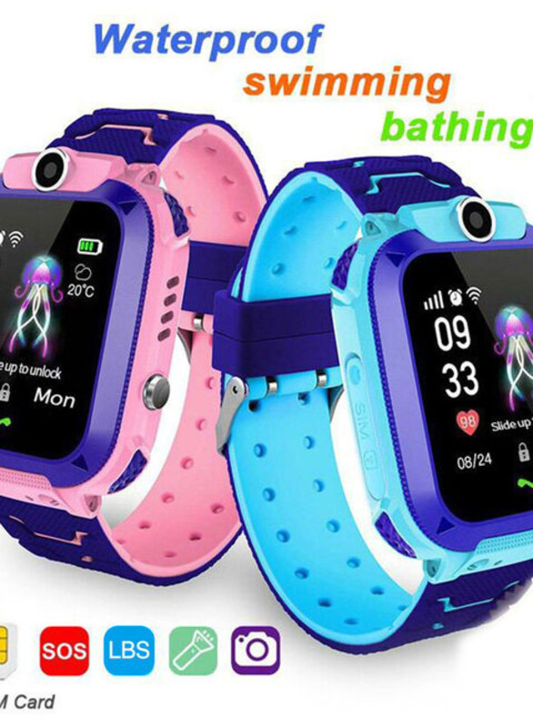 Q12 Kids Intelligent Waterproof Anti-Lost Smartwatch, Pink