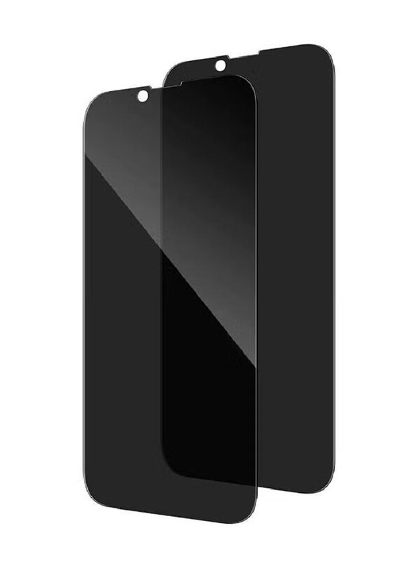 

Generic Apple iPhone 14 Anti-Scratch Privacy Tempered Glass Screen Protector, 2 Pieces, Black