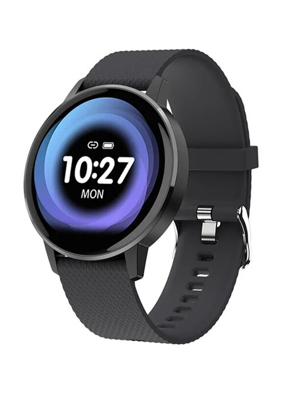 

Generic Watch IP67 - 30mm Smartwatches, Black Case With Grey Sport Band