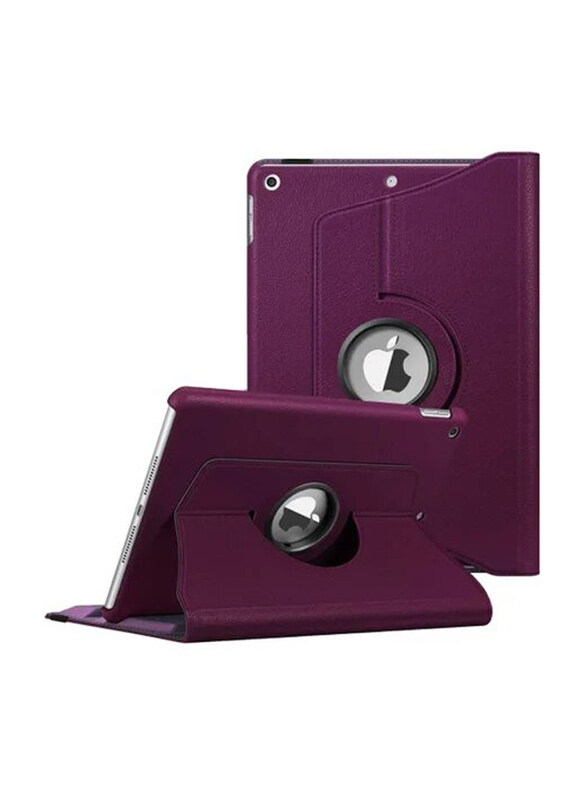 

Generic Apple iPad 10.5-Inch Leather 360 Degree Rotating Stand Folio Tablet Case Cover, Purple