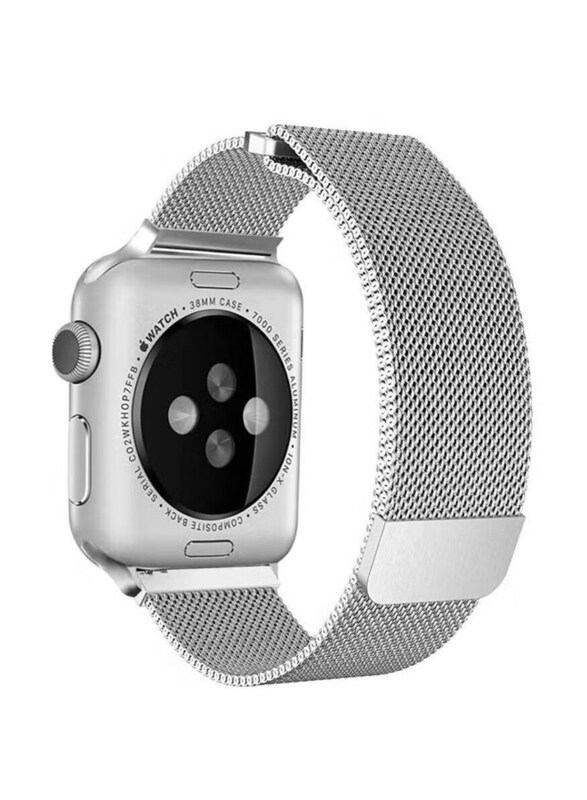 

Generic Replacement Mesh Loop Strap FOr Apple Watch 42/44mm, Silver