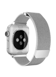 Replacement Mesh Loop Strap for Apple Watch 42/44mm, Silver