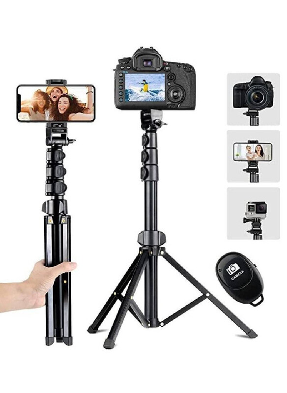 

Generic Heavy Duty Extendable Selfie Stick Tripod, Black