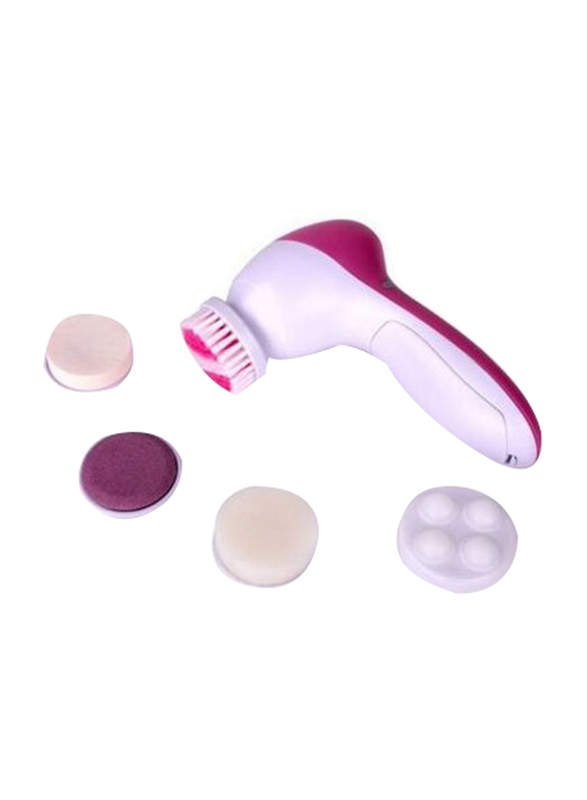 5-In-1 Massager, One Size, White/Red