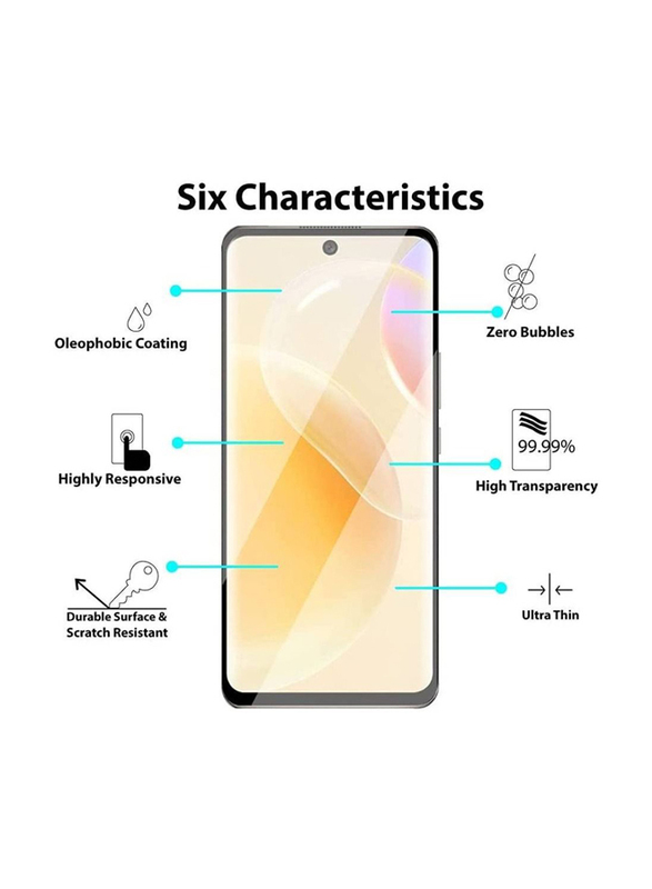 Huawei Honor 50 3D Curved Full Glue Tempered Glass Screen Protector, Clear