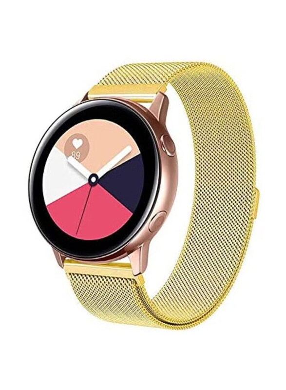 

Generic Replacement Mesh Loop Strap Band For Huawei GT3 22mm, Gold