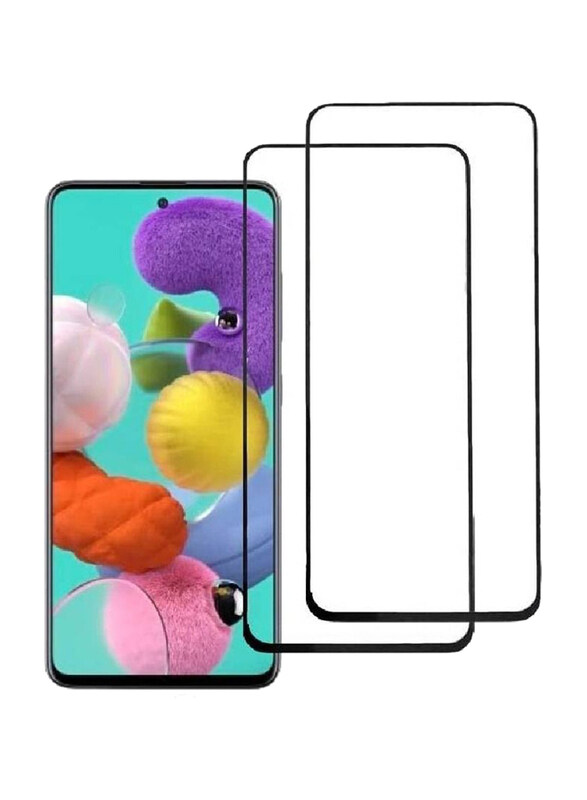 

Generic Samsung Galaxy A71 Tempered Glass Screen Protector, 2 Pieces, Clear