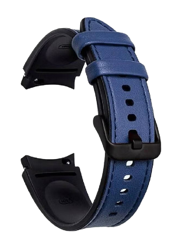 Replacement Leather Band For Samsung Galaxy Watch 4, Blue