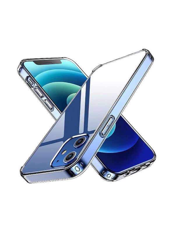 

Generic Apple iPhone 12 Pro Slim Transparent TPU Mobile Phone Case Cover, Clear