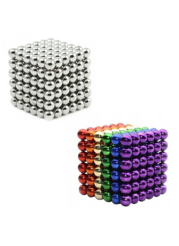 

XiuWoo Colourful Magnetic Balls Building 3D Figures, 2 Pack, 216 Piece, Multicolour, Ages 3+