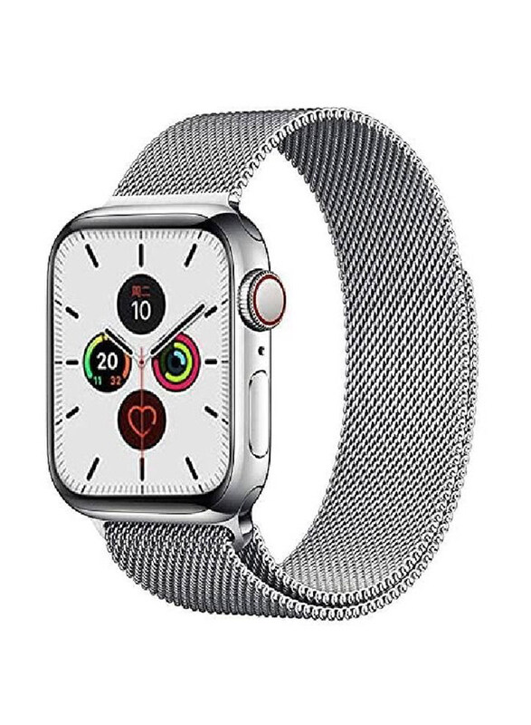 

Generic Replacement Milanese Loop Strap for Apple iWatch Series Band 42/44mm, Silver