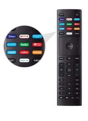 Replacement Voice Remote Control For All Vizio Smart TV P-Series M-Series V-Series D-Series OLED and Smartcast Series With 10 Shortcut Buttons Disney, Netflix, Prime Video, Hulu and More Black