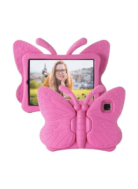 

Generic Apple iPad (4th Generation)/Pro 11 Kids EVA Foam Shockproof Kickstand Butterfly Lightweight Mobile Phone Case Cover, Rose Pink