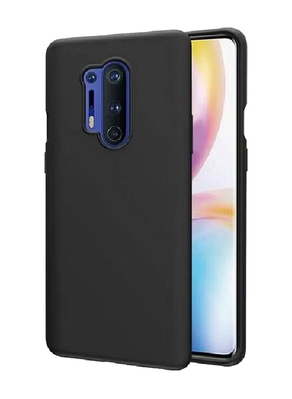 

Generic OnePlus 8 Pro Silicone Protective Mobile Phone Case Cover, Black