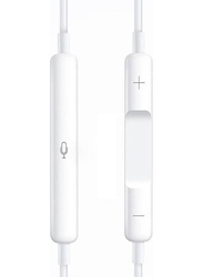 3.5 mm Jack In-Ear Universal Headset Earphones with Mic for iPhone & Android Smartphone, White