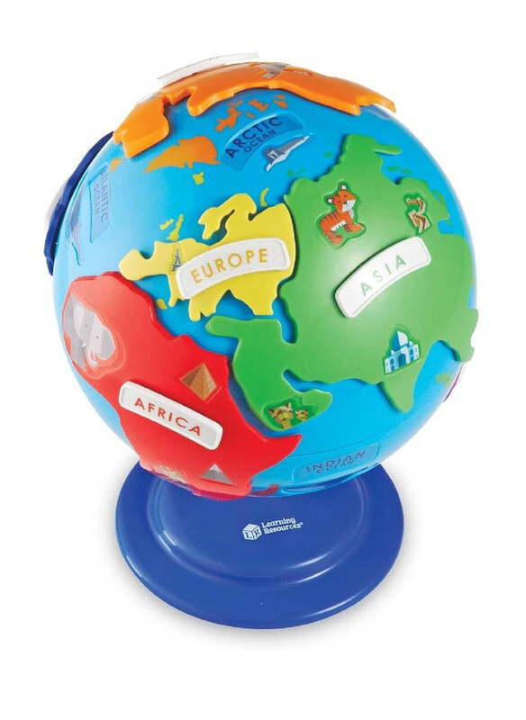 

Generic 14-Piece Learning Resources Globe 3D Geography Puzzle, Multicolour