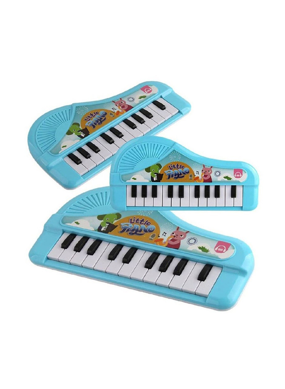 

Generic Electric Musical Piano Keyboard with 22 Keys, Blue, Ages 3+