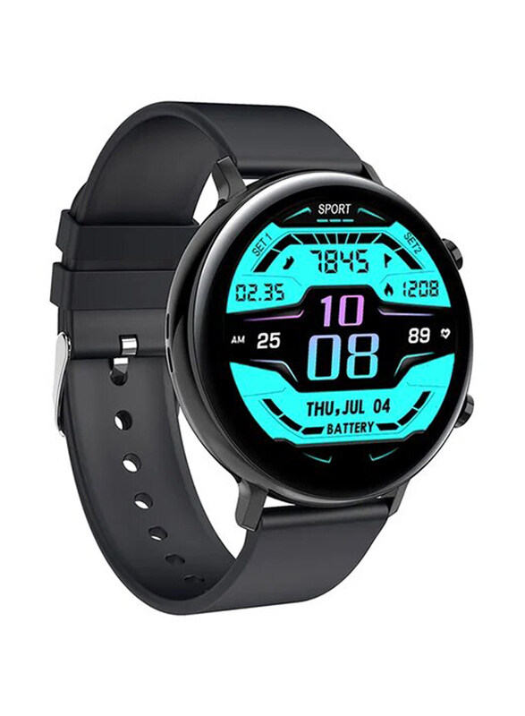 Watch Smartwatches, Black Case With Black Sport Band