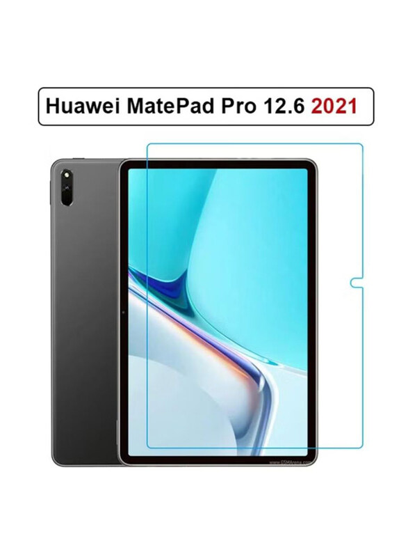 

Hyx 12.6 inch Huawei Mate Pad Pro (2021) Ultra Slim HD 2.5D Premium Tempered Glass Screen Protector, Transparent